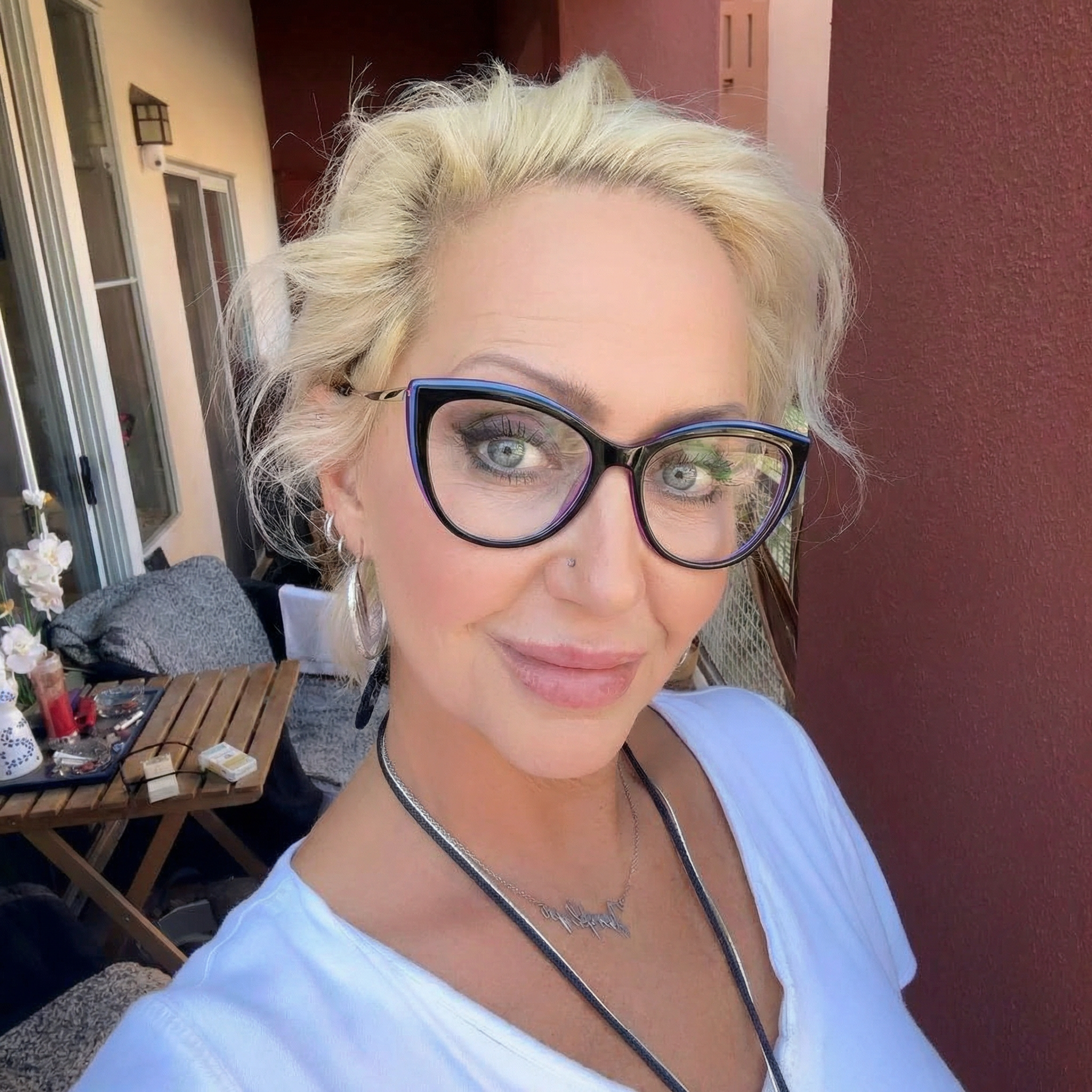 Cat-Eye Glasses #69-z505