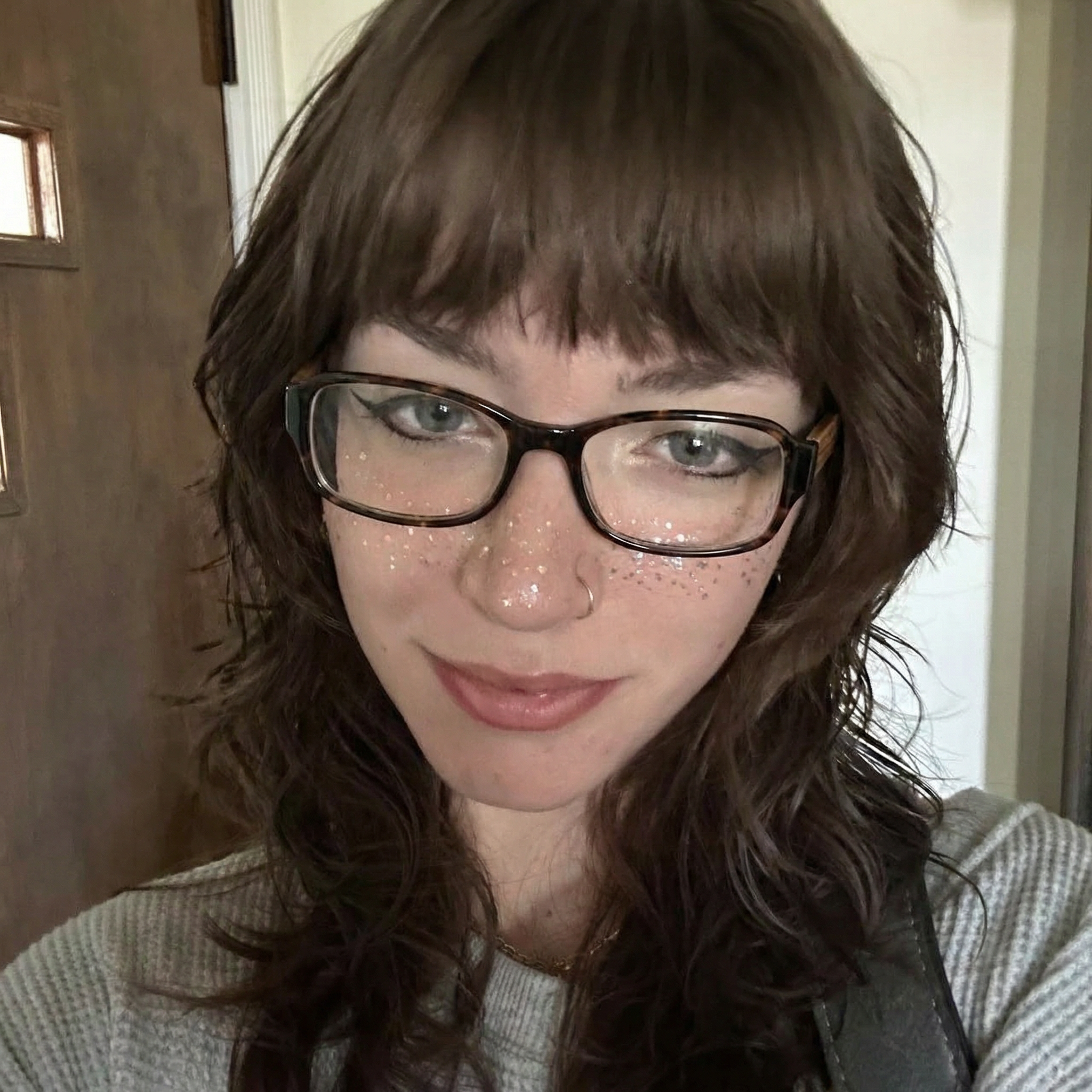 Rectangle Glasses #69-k8037