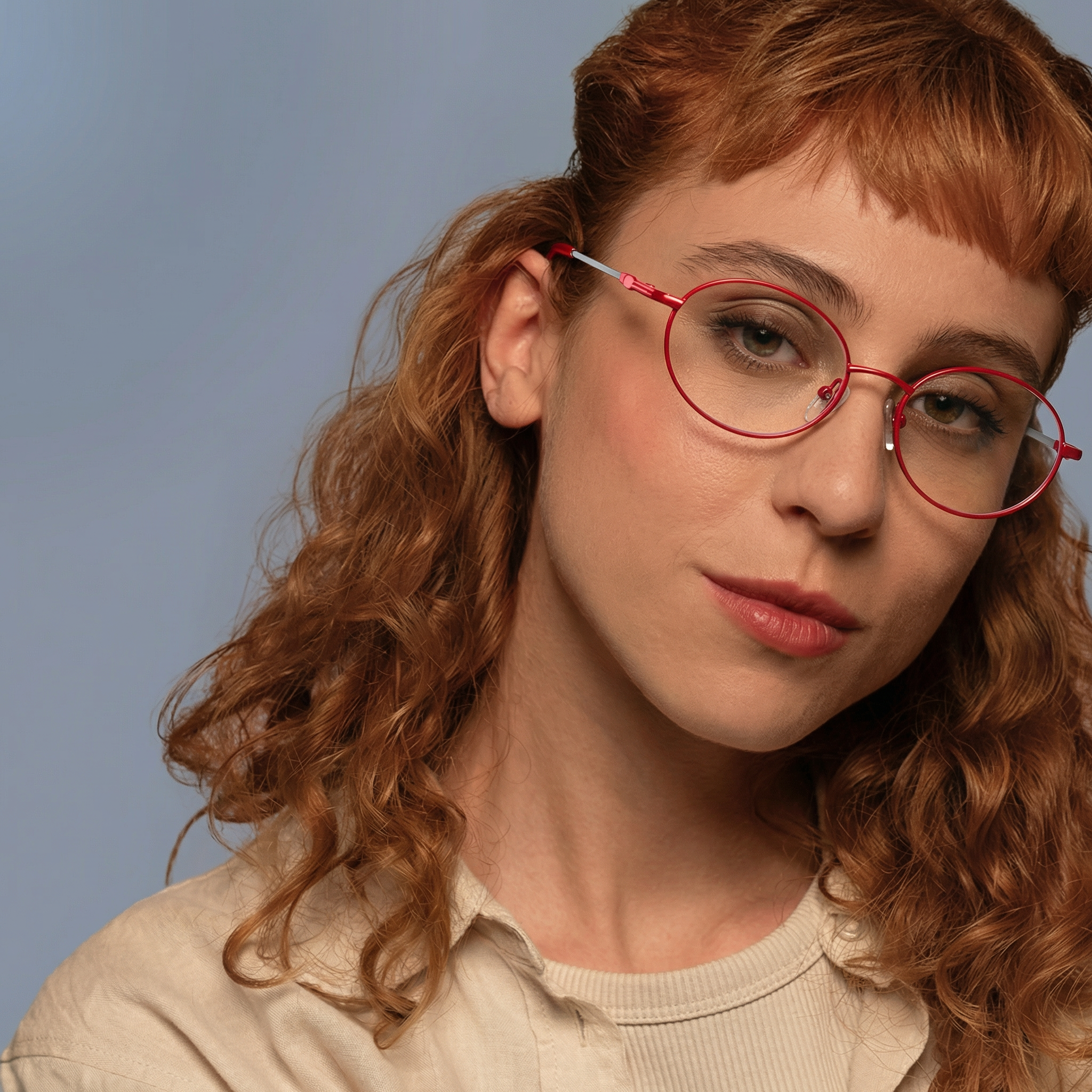 Oval Glasses #69-h6673