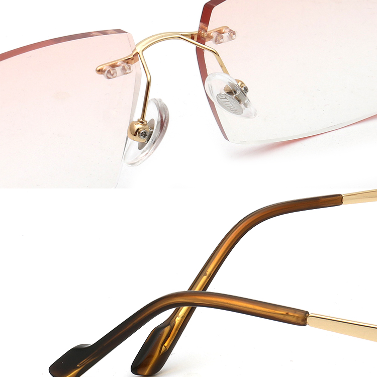 ✨Rimless Rectangle Glasses #69-CTO2532