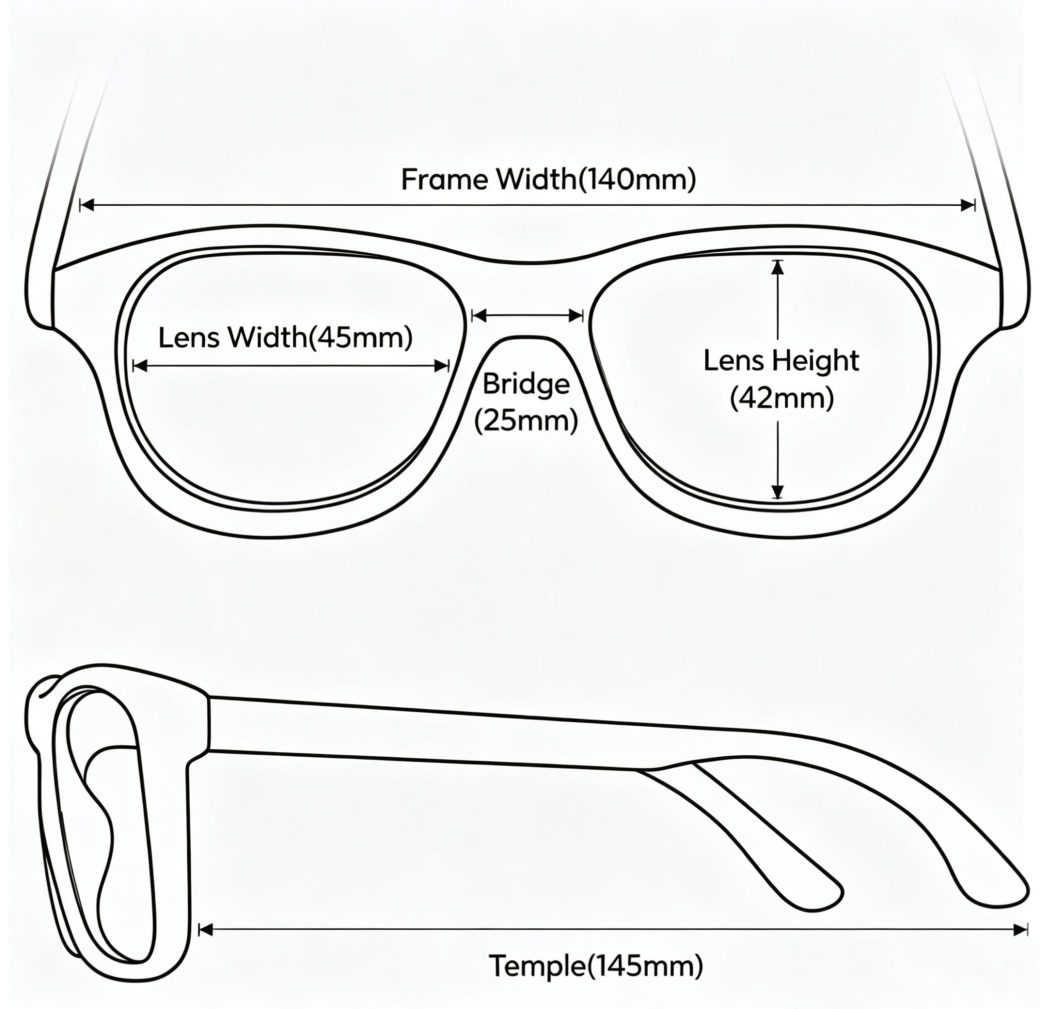 Round Glasses #mj-2406