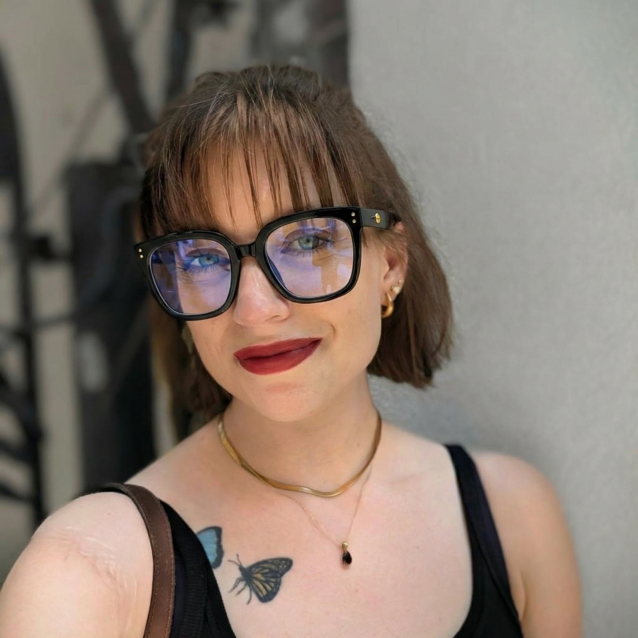 Square Glasses #pls-234