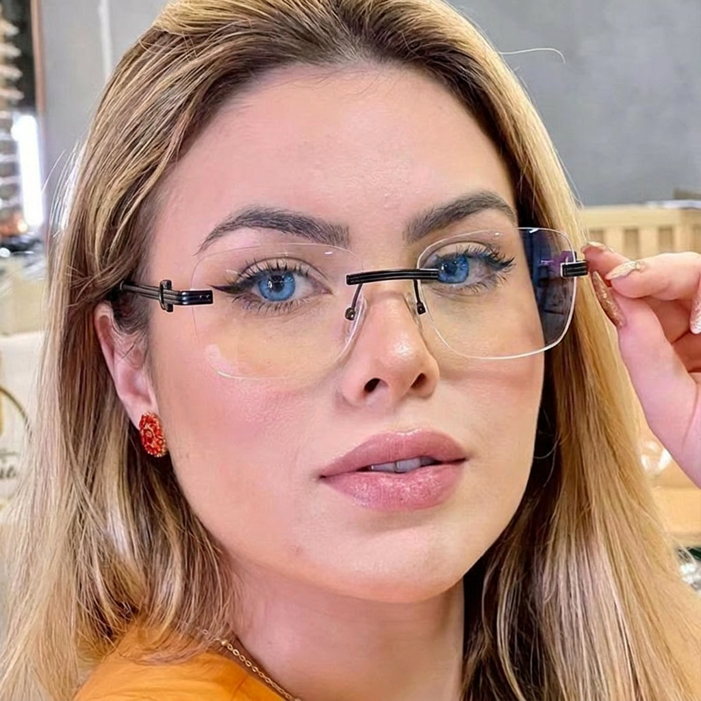 ✨Rimless Square Glasses #69-cto2531