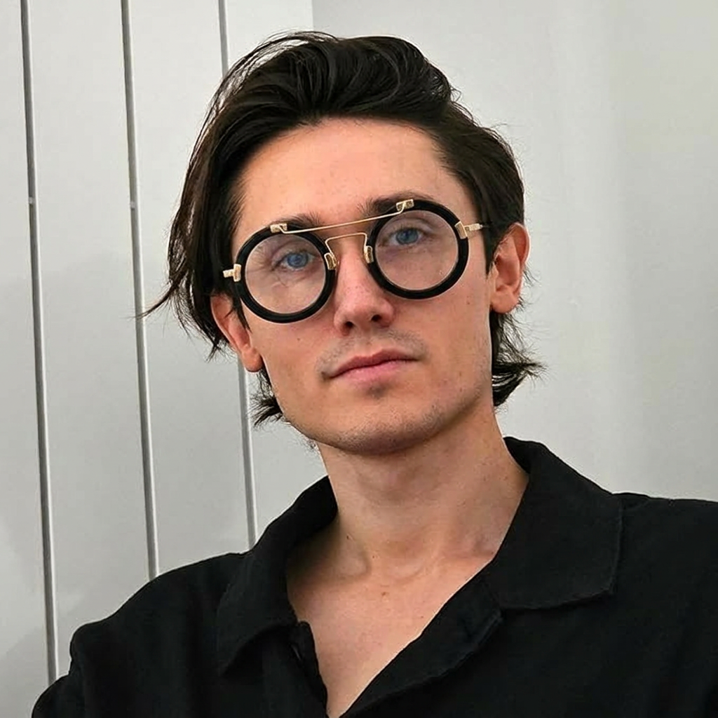 ✨Round Glasses #69-k9220