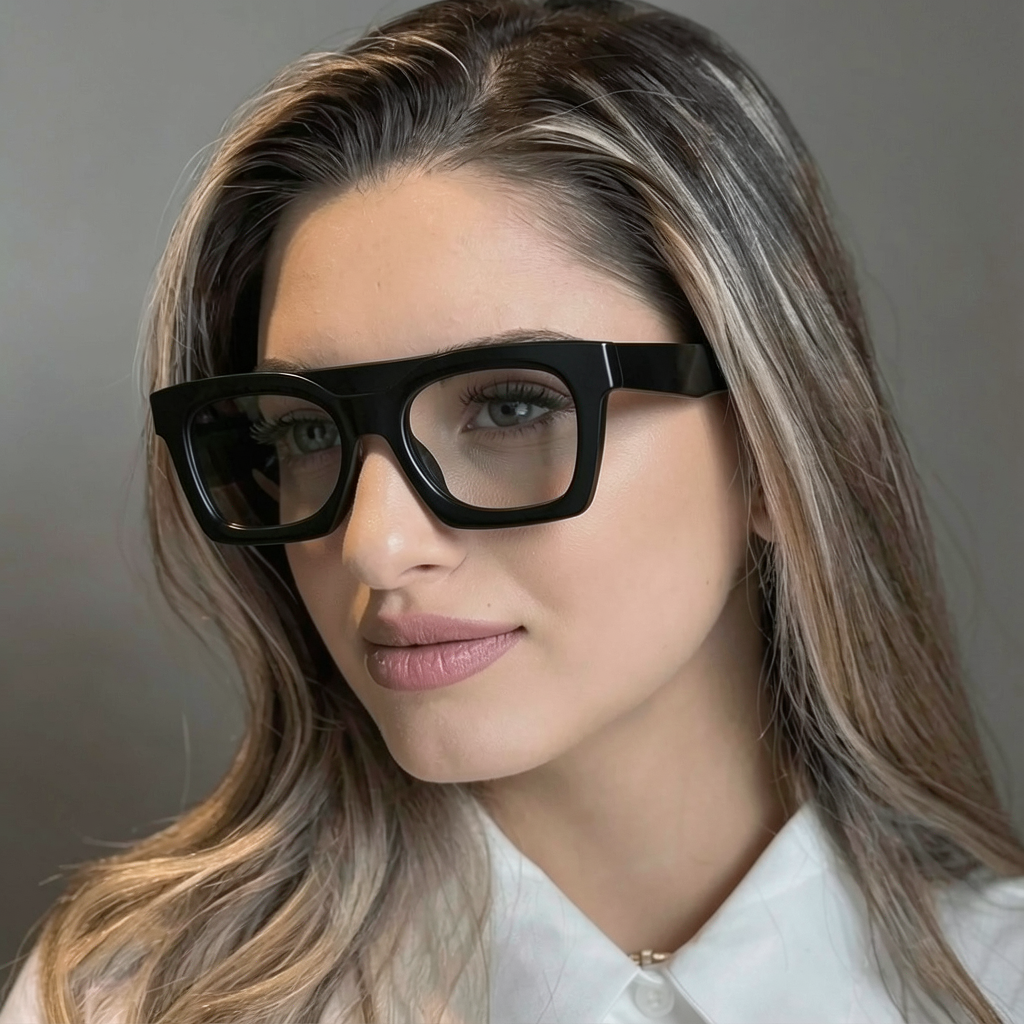 Square Glasses #mj-23220 Custom Glasses Made For Your Vision
