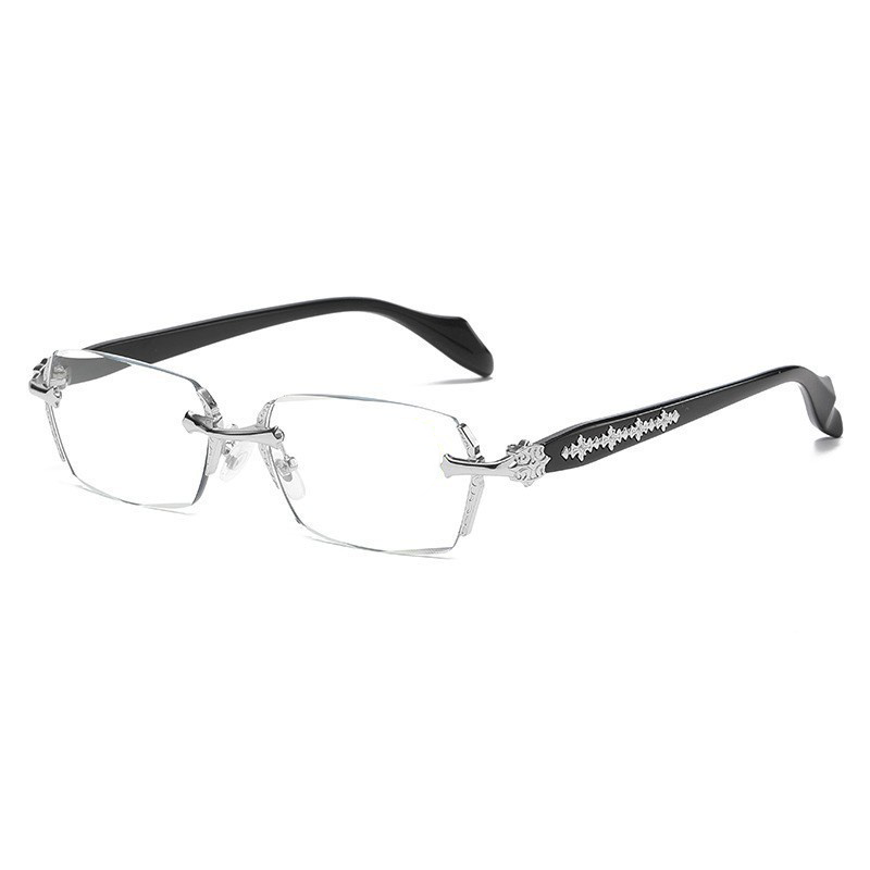 Rimless Rectangle Glasses #ml-3302