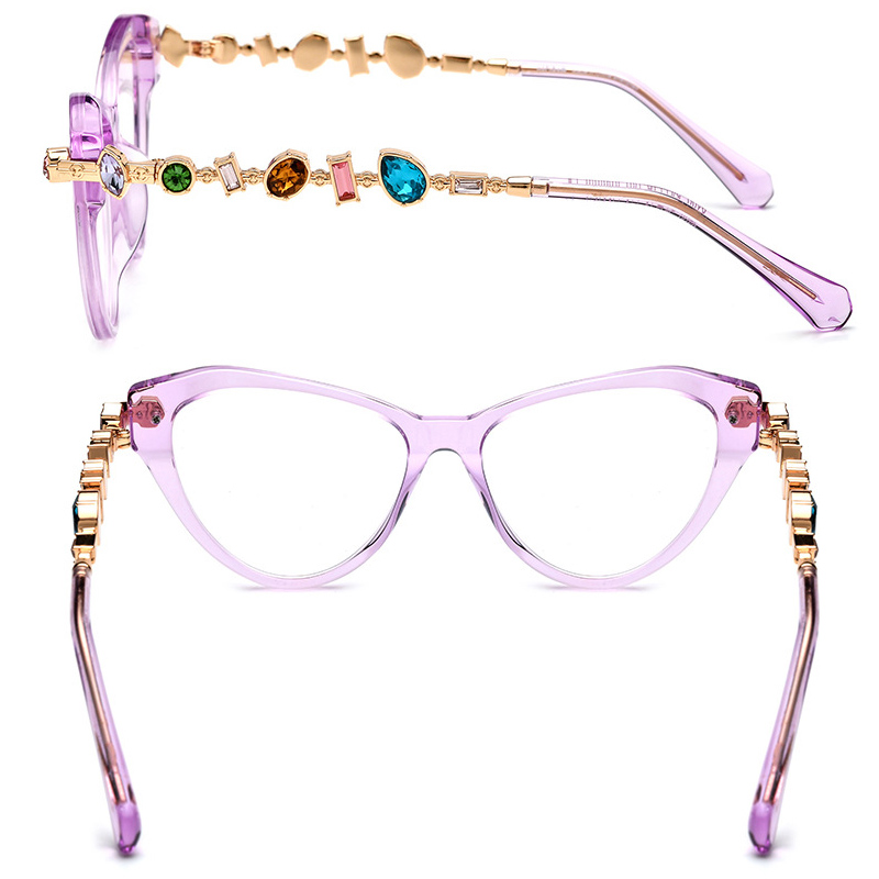 3 Pack Fashion Premium Acetate Elowen Frame Reading Glasses