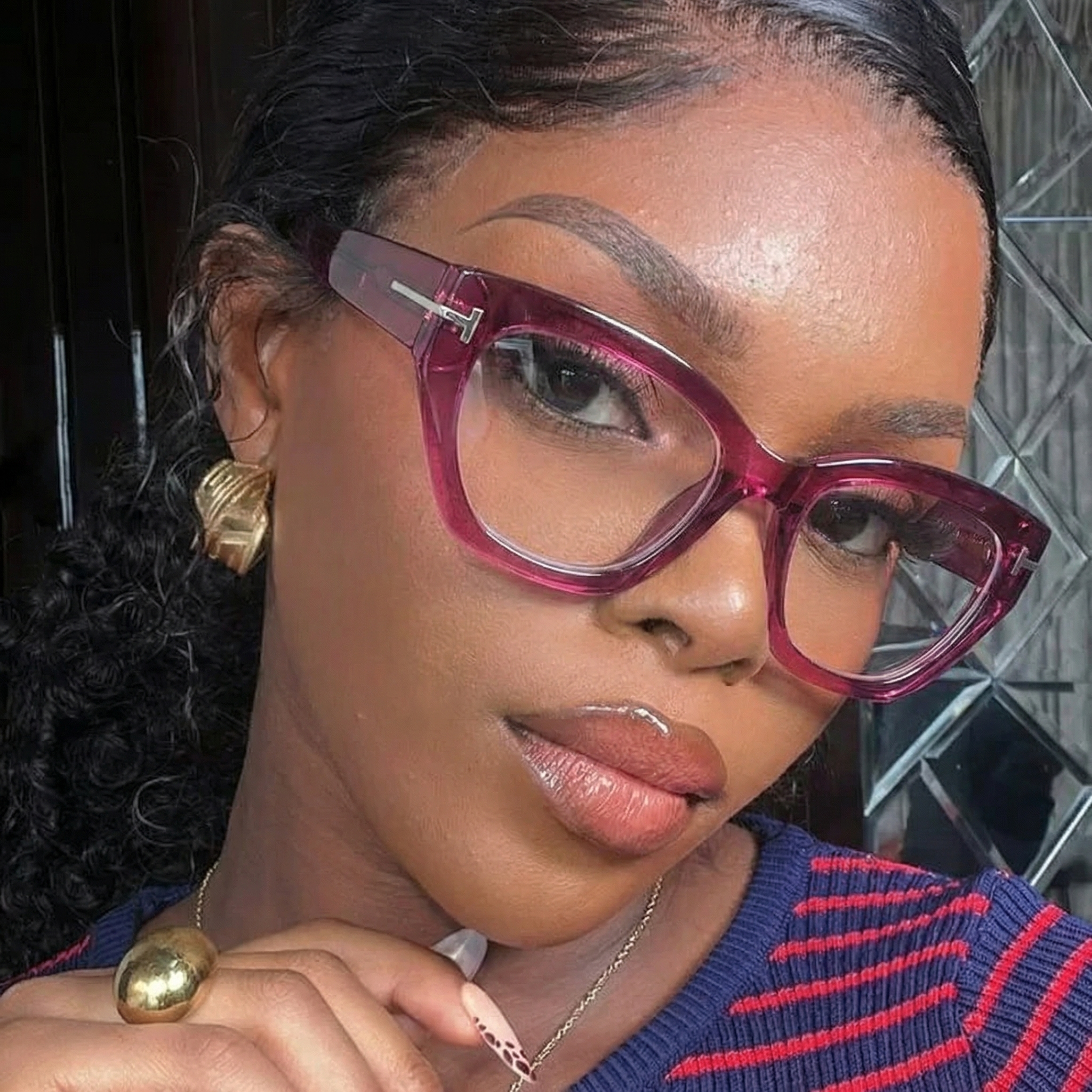 Geometric Glasses  #cy-99250