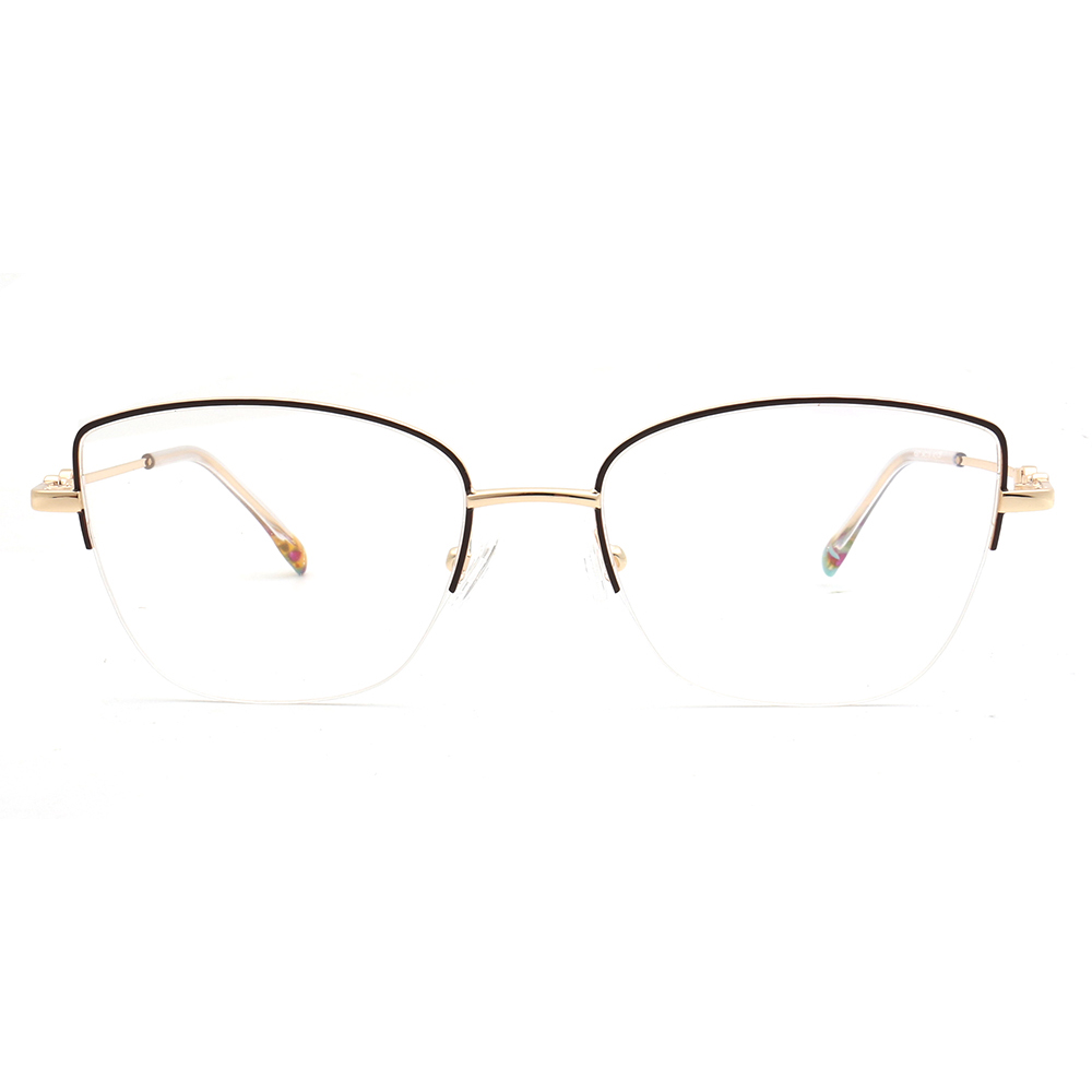 Half Rim Cat-Eye Glasses #69-k501-scoolglasses