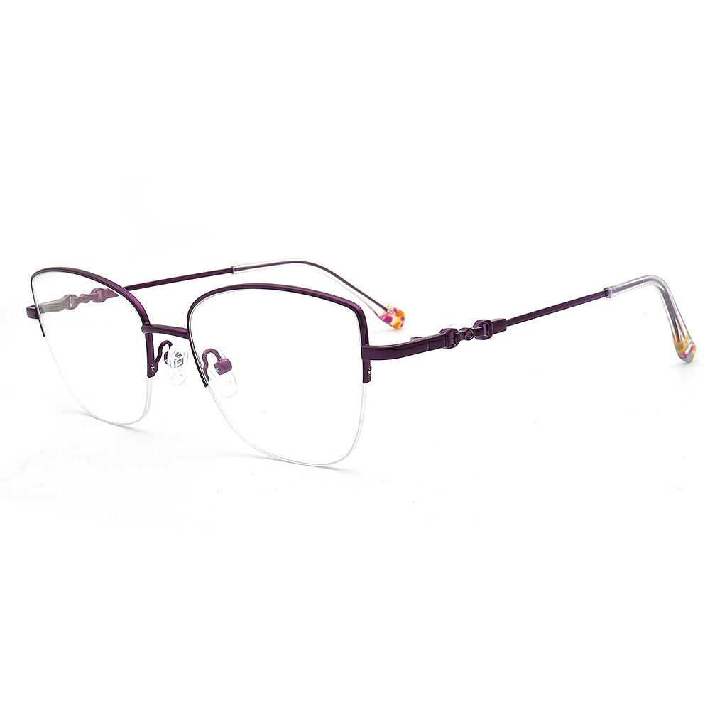 Half Rim Cat-Eye Glasses #69-k501-scoolglasses