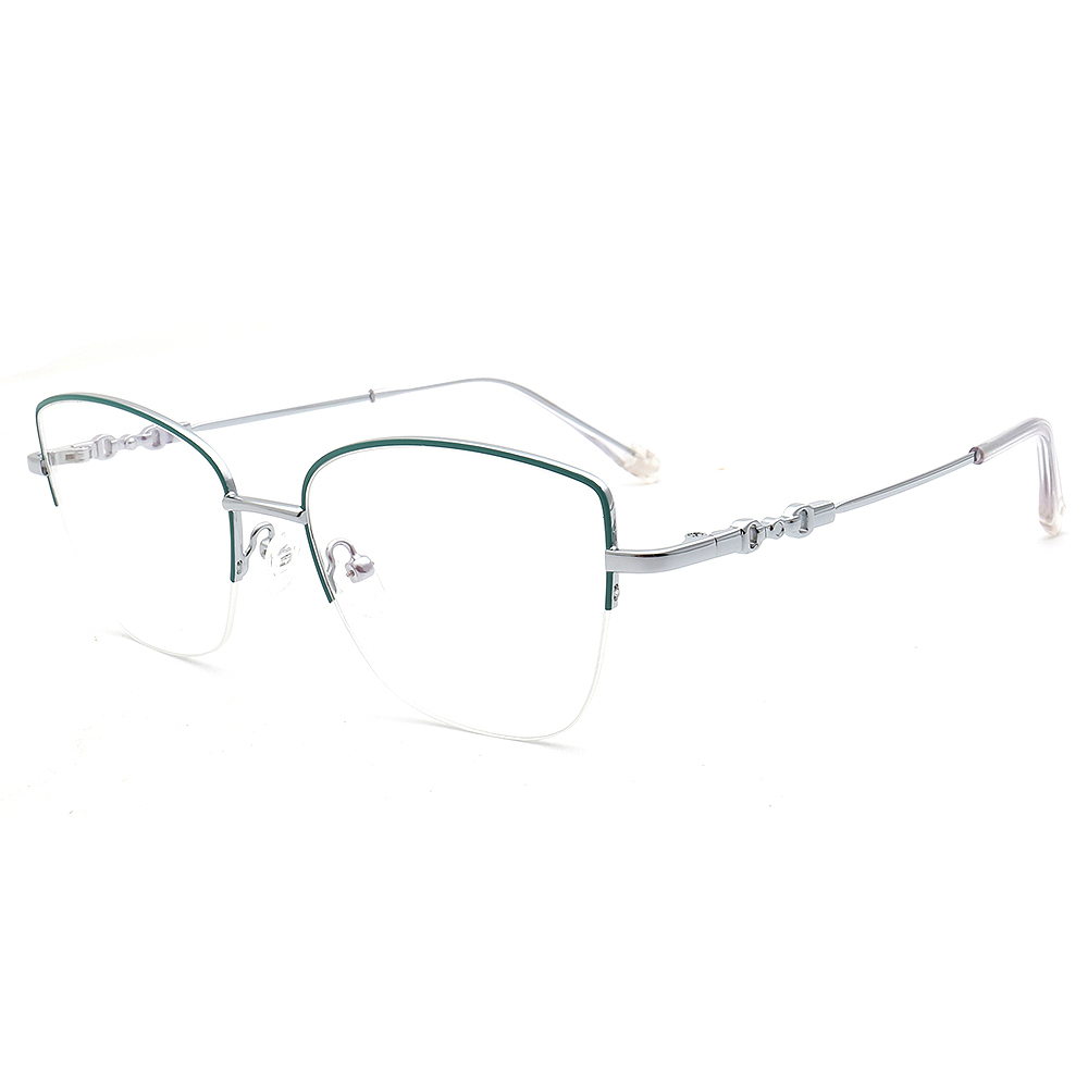 Half Rim Cat-Eye Glasses #69-k501-scoolglasses