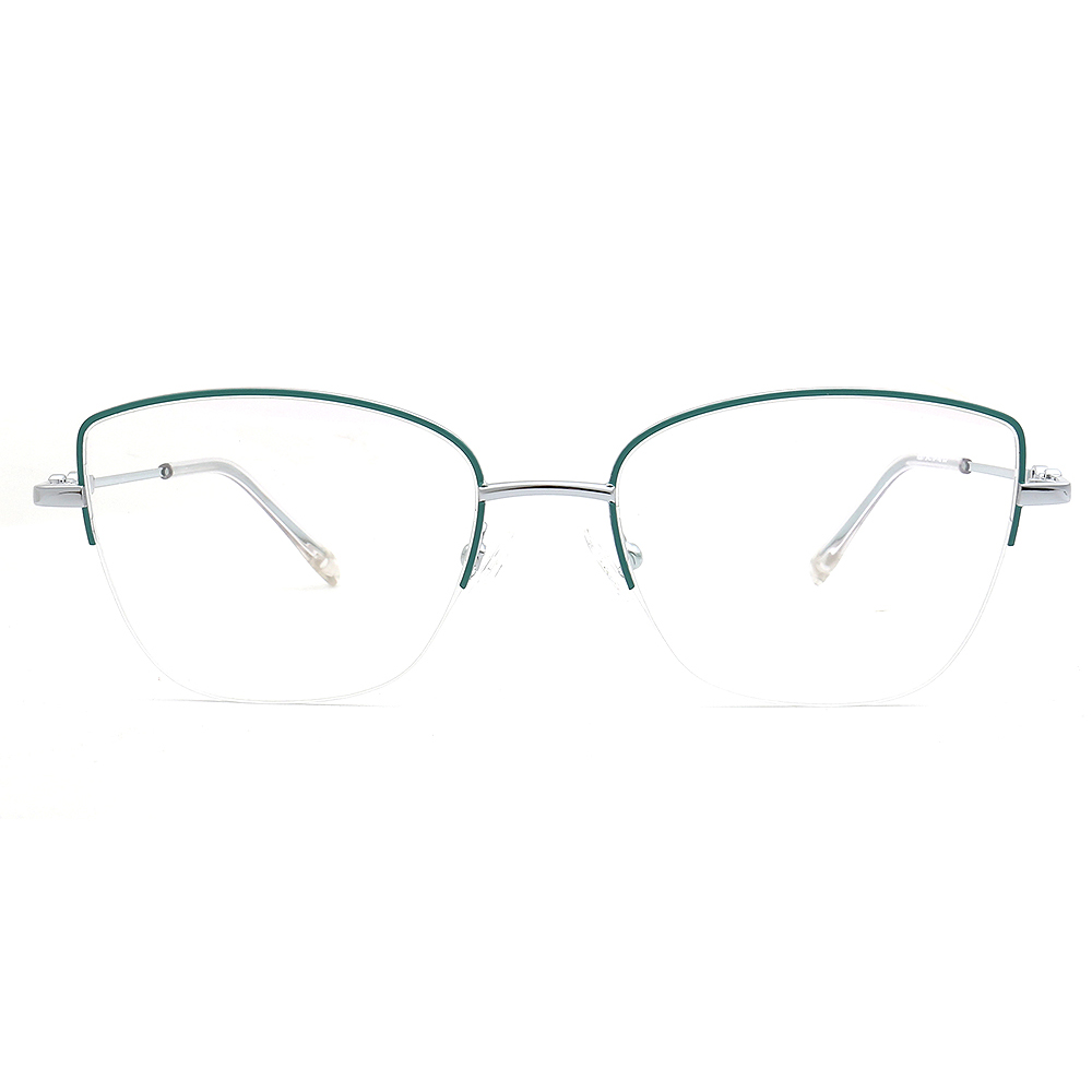 Half Rim Cat-Eye Glasses #69-k501-scoolglasses