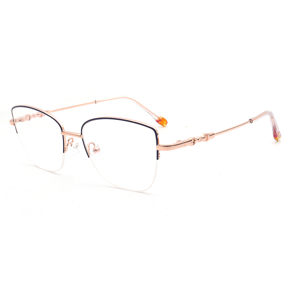 Half Rim Cat-Eye Glasses #69-k501-scoolglasses
