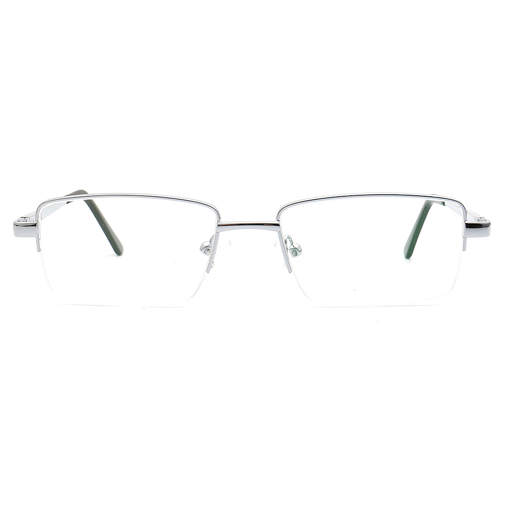 Half Rim Rectangle Glasses #69-km750-scoolglasses