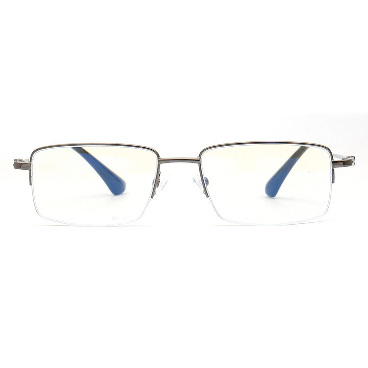 Half Rim Rectangle Glasses #69-532-scoolglasses