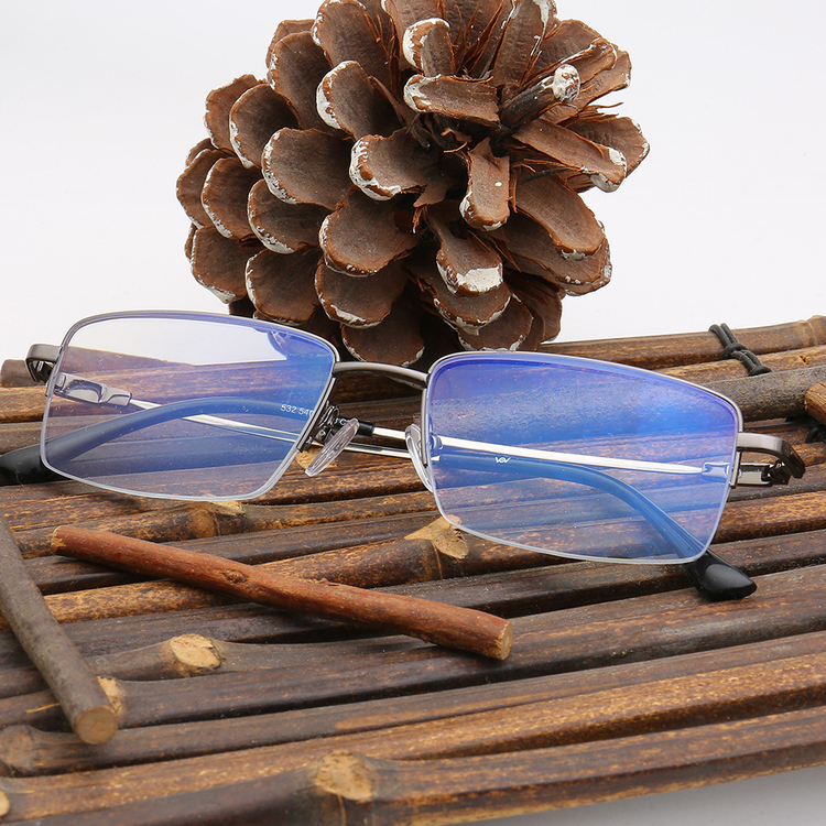 ✨Half Rim Rectangle Glasses #69-532