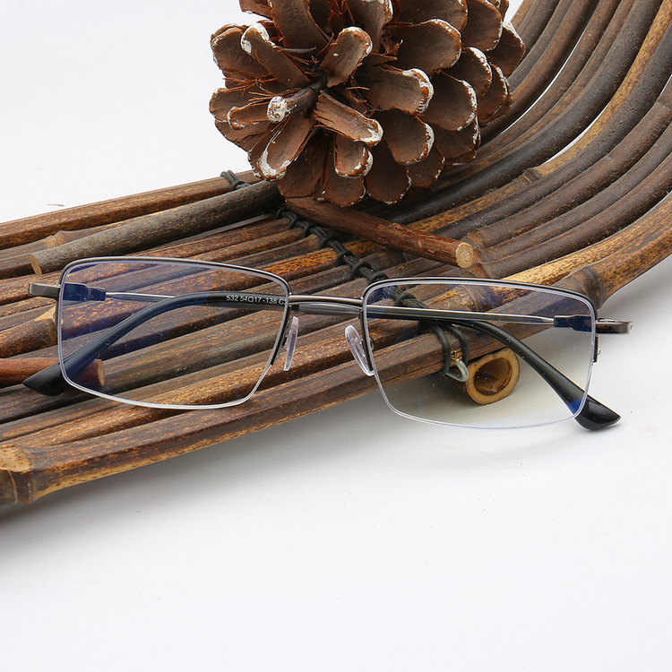 ✨Half Rim Rectangle Glasses #69-532