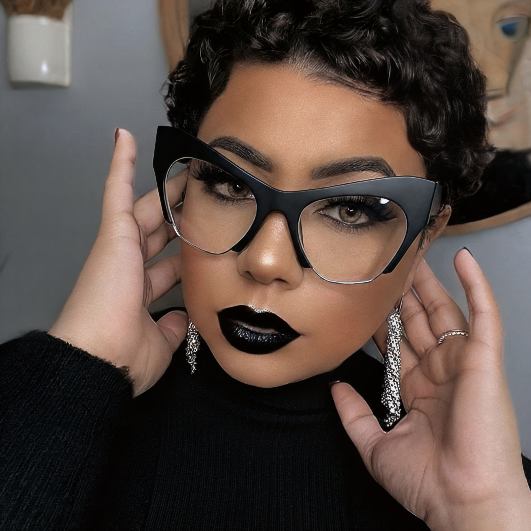 Cat-Eye Glasses #bx-231