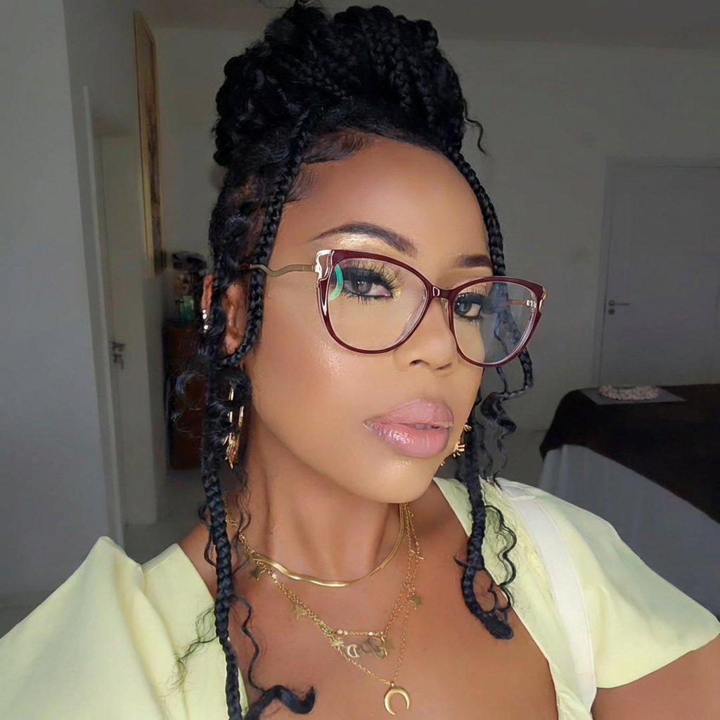 Cat-Eye Glasses #wr-87055