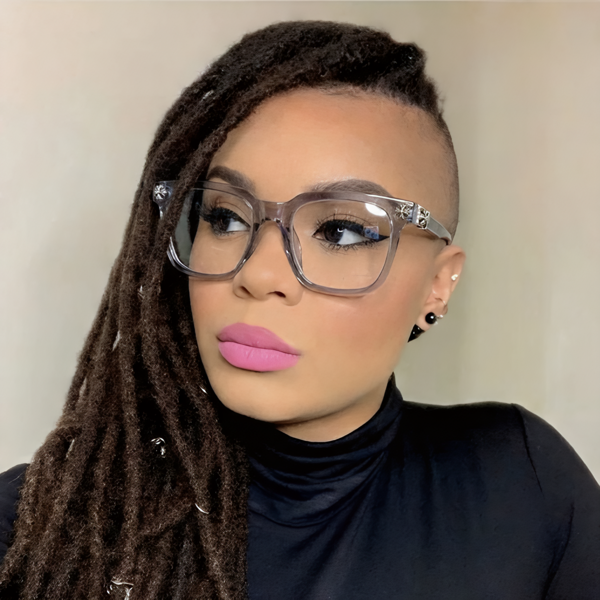 Square Glasses #df-8155