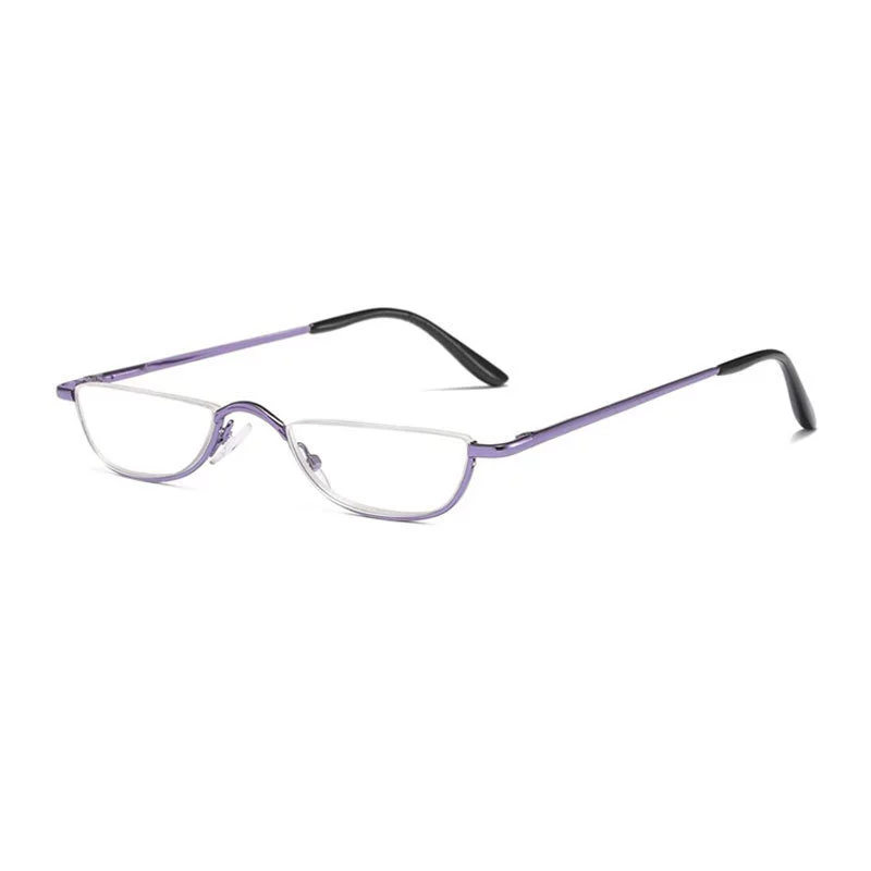 Half Rim Oval Glasses #xr-1219