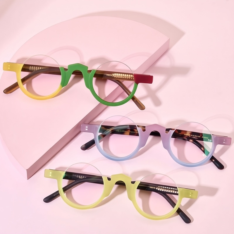 Nora Designer-Inspired Acetate Half-rim Readers – 3-Pack