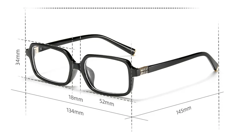 ✨Rectangle Glasses #ms-23107