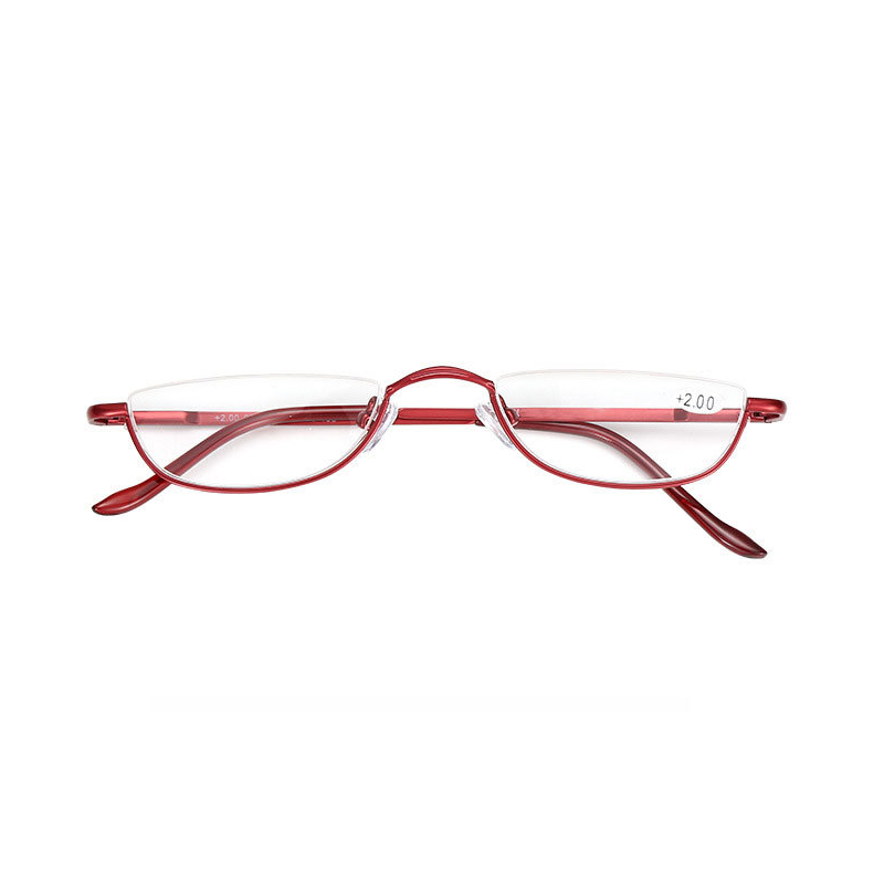 Half Rim Oval Glasses #xr-1219