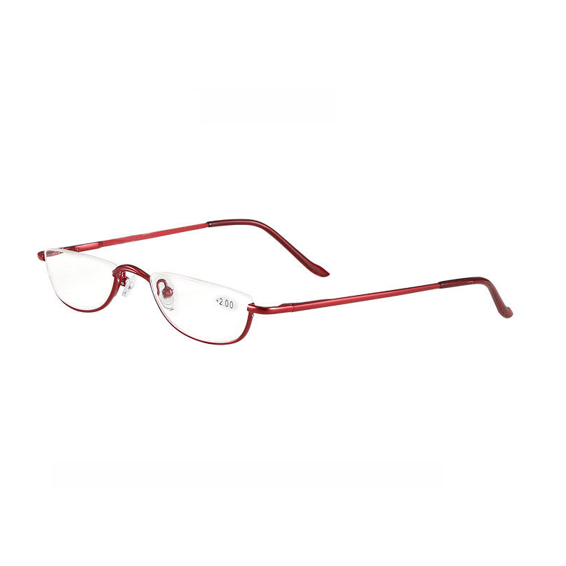Half Rim Oval Glasses #xr-1219