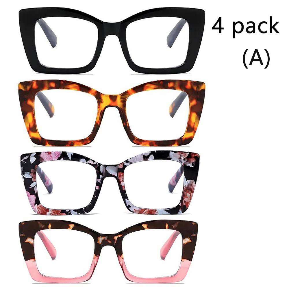 4 Pack Square Glasses #ml-51818