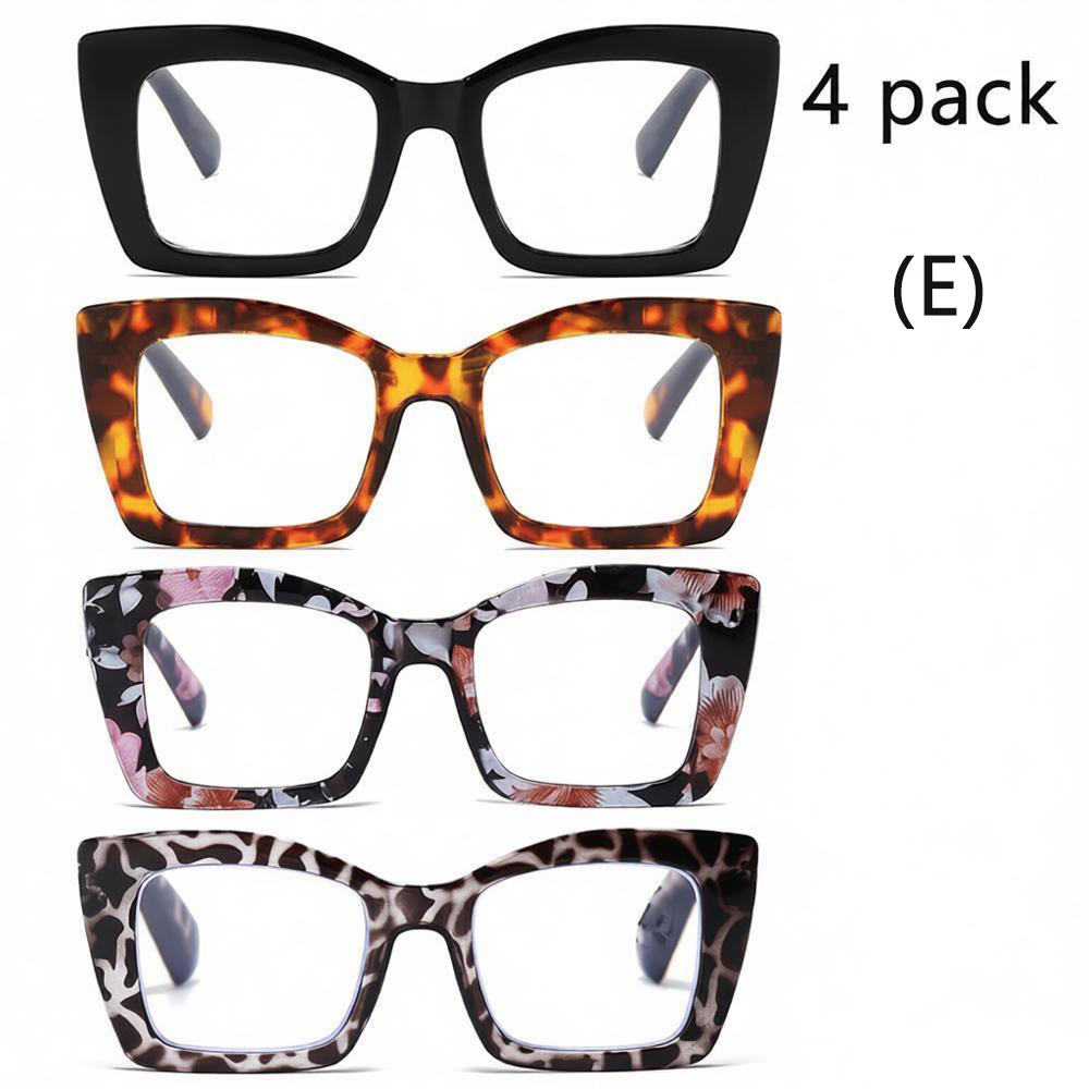 4 Pack Square Glasses #ml-51818
