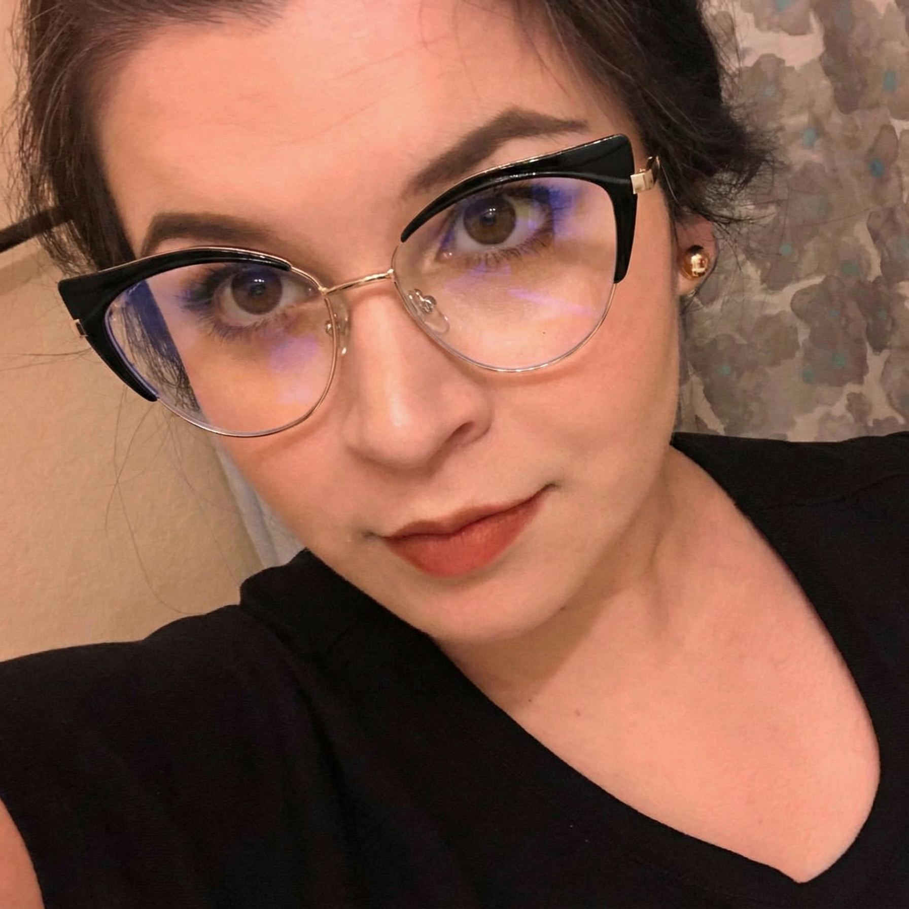 Cat-Eye Glasses #wr-87329