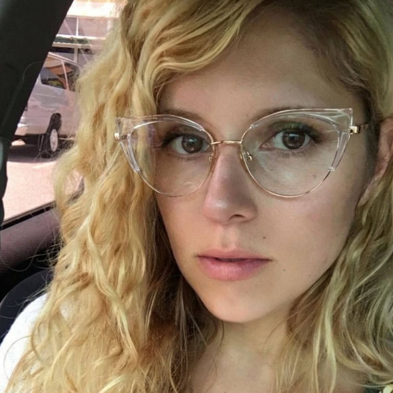 Cat-Eye Glasses #wr-87329