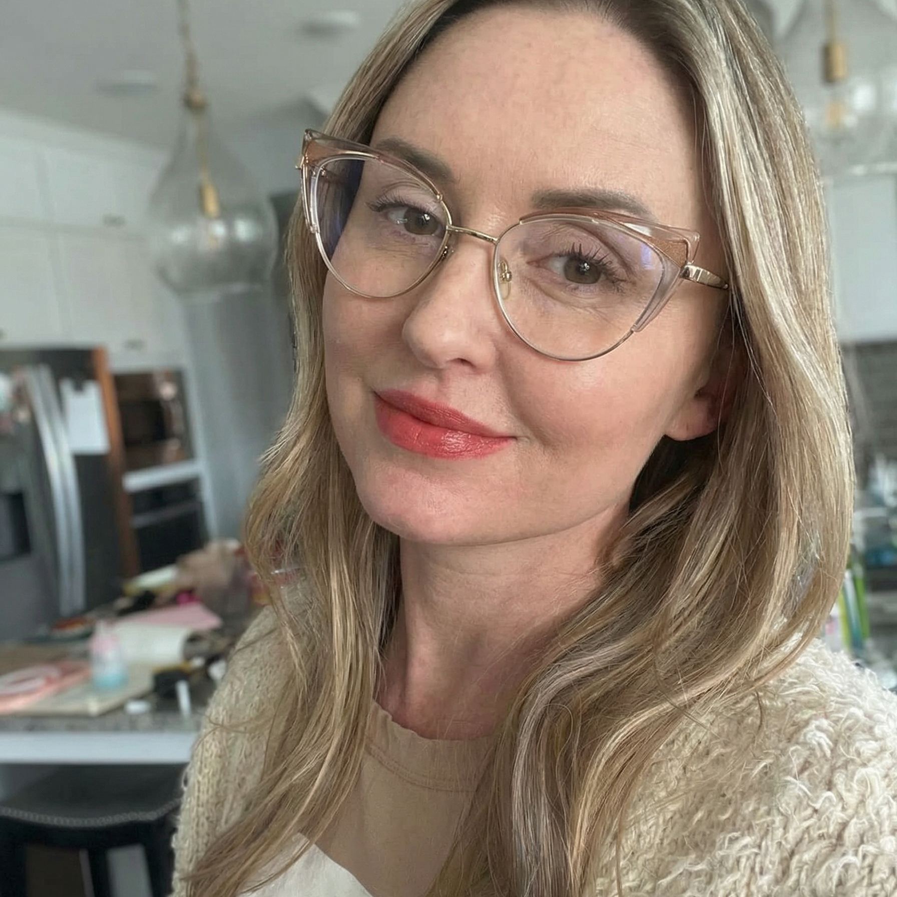 Cat-Eye Glasses #wr-87329