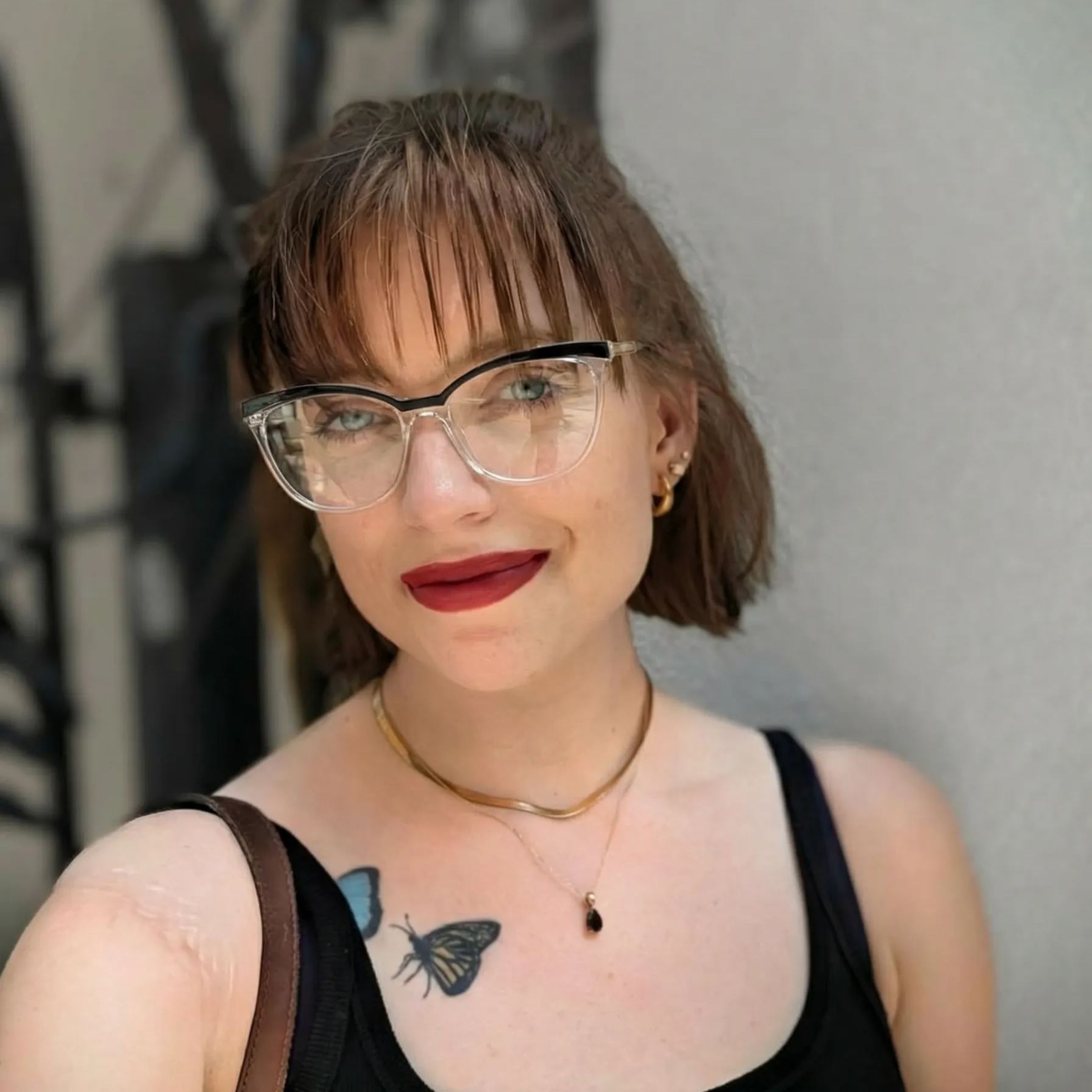 Cat-Eye Glasses #wr-87147