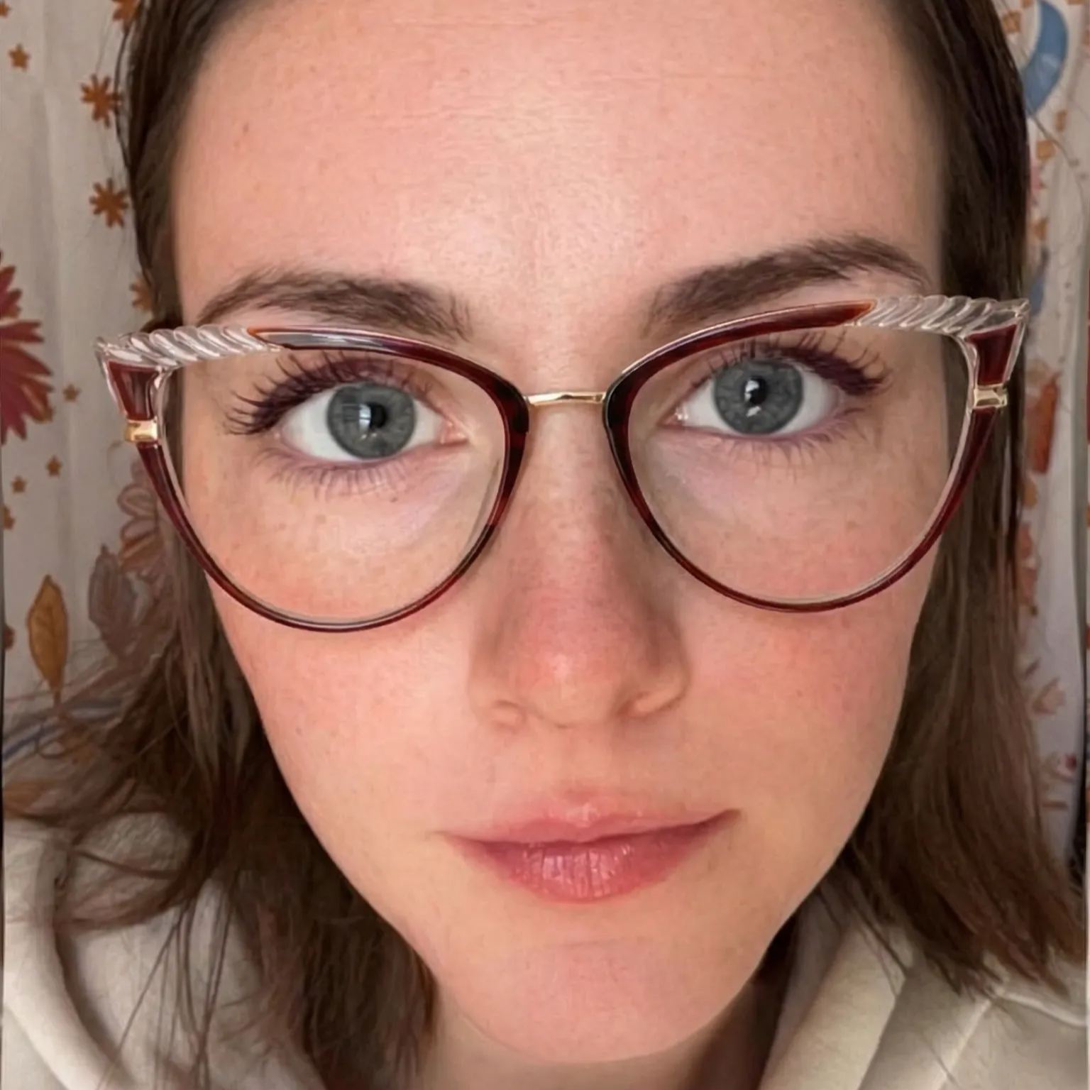 Cat-Eye Glasses #wr-87079