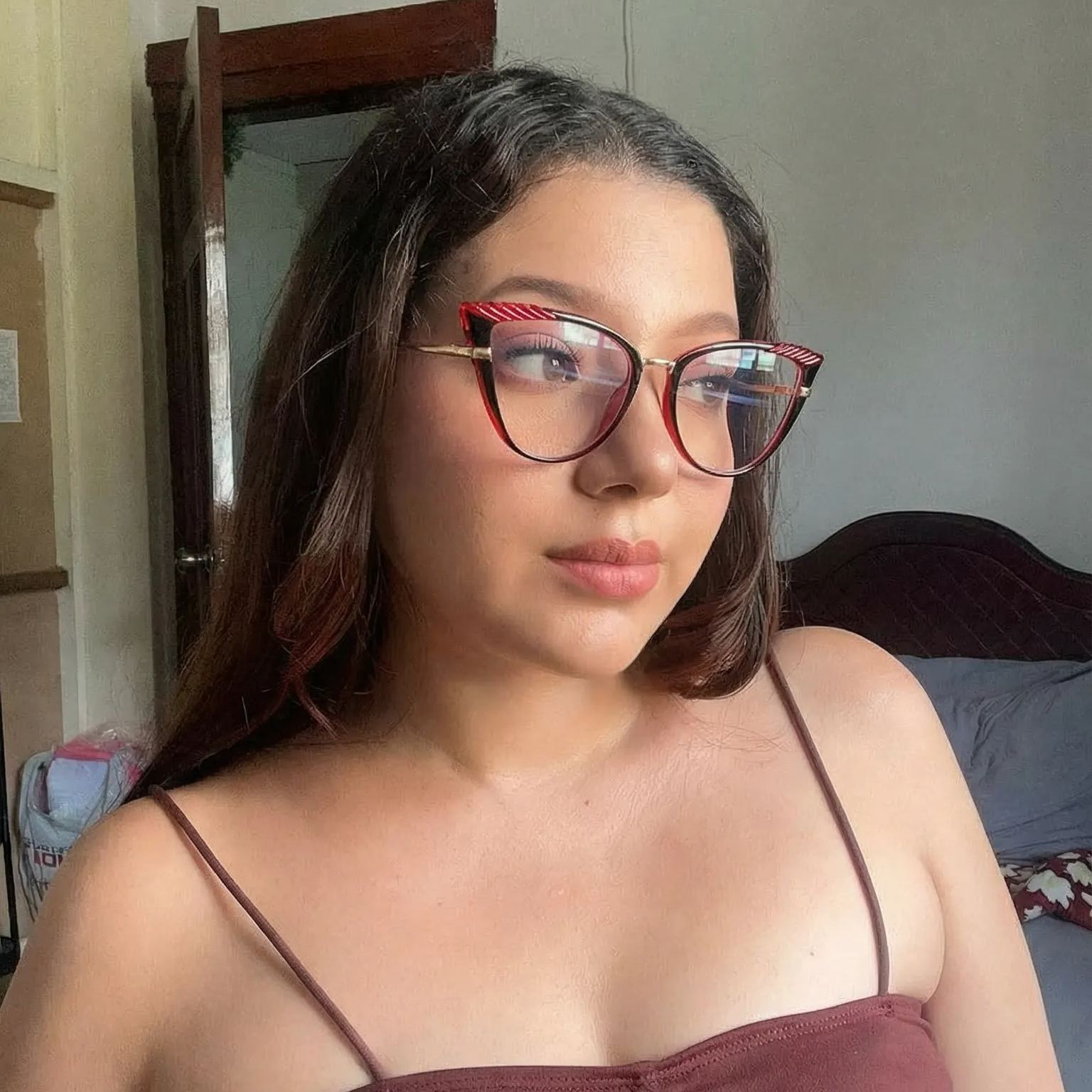 Cat-Eye Glasses #wr-87079