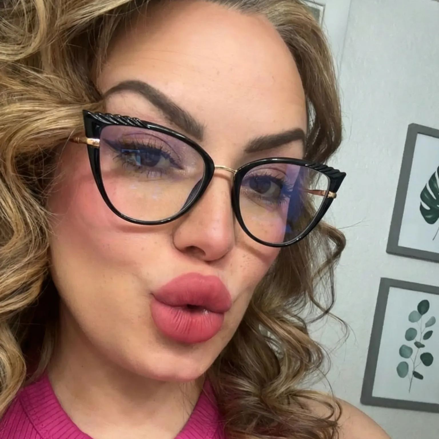 Cat-Eye Glasses #wr-87079