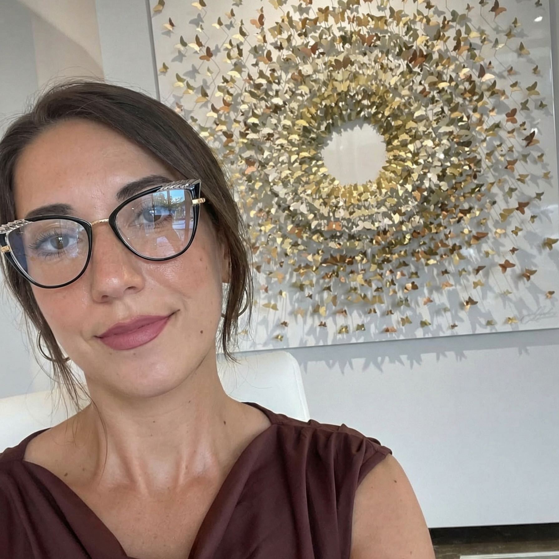 Cat-Eye Glasses #wr-87079