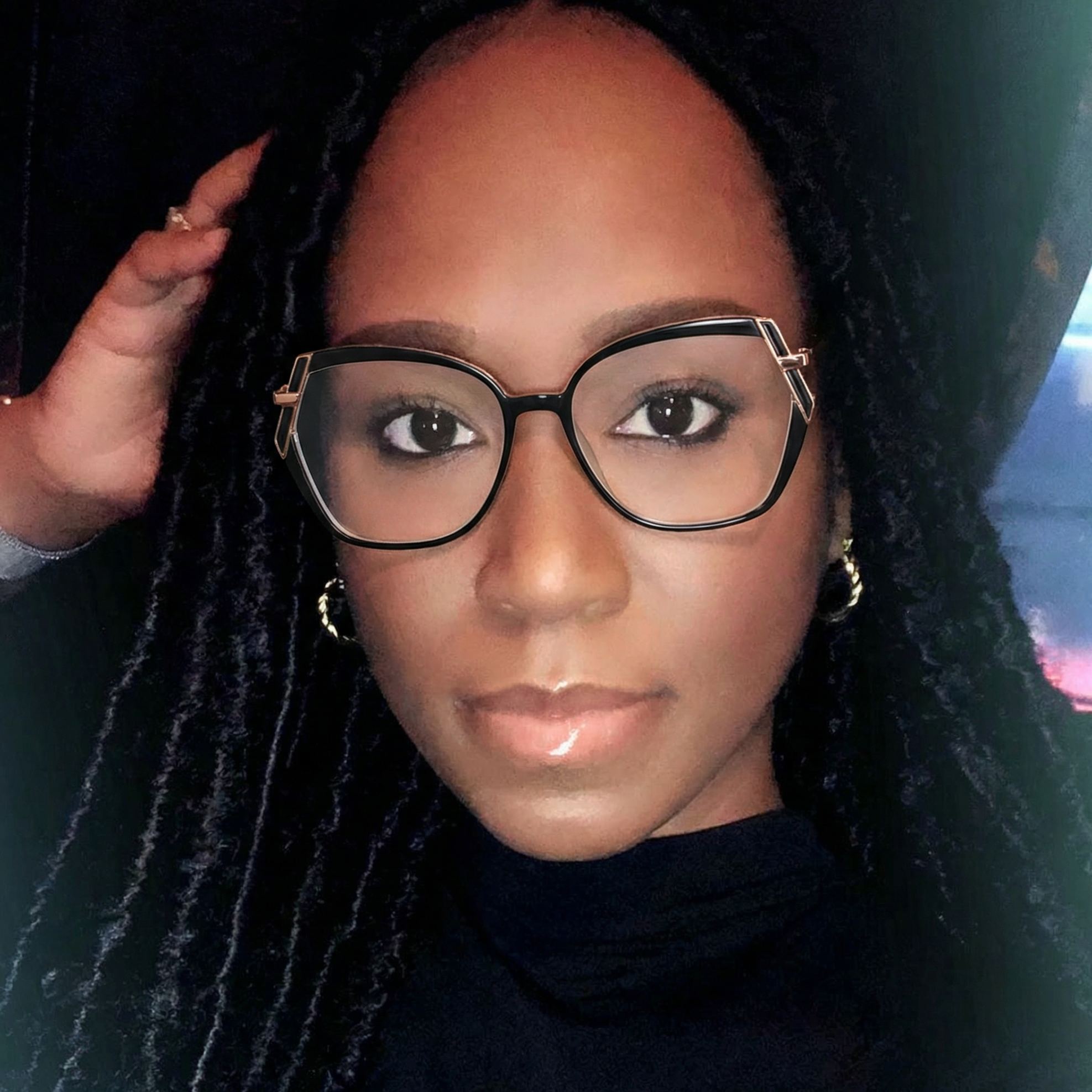 Square Glasses #wr-87199