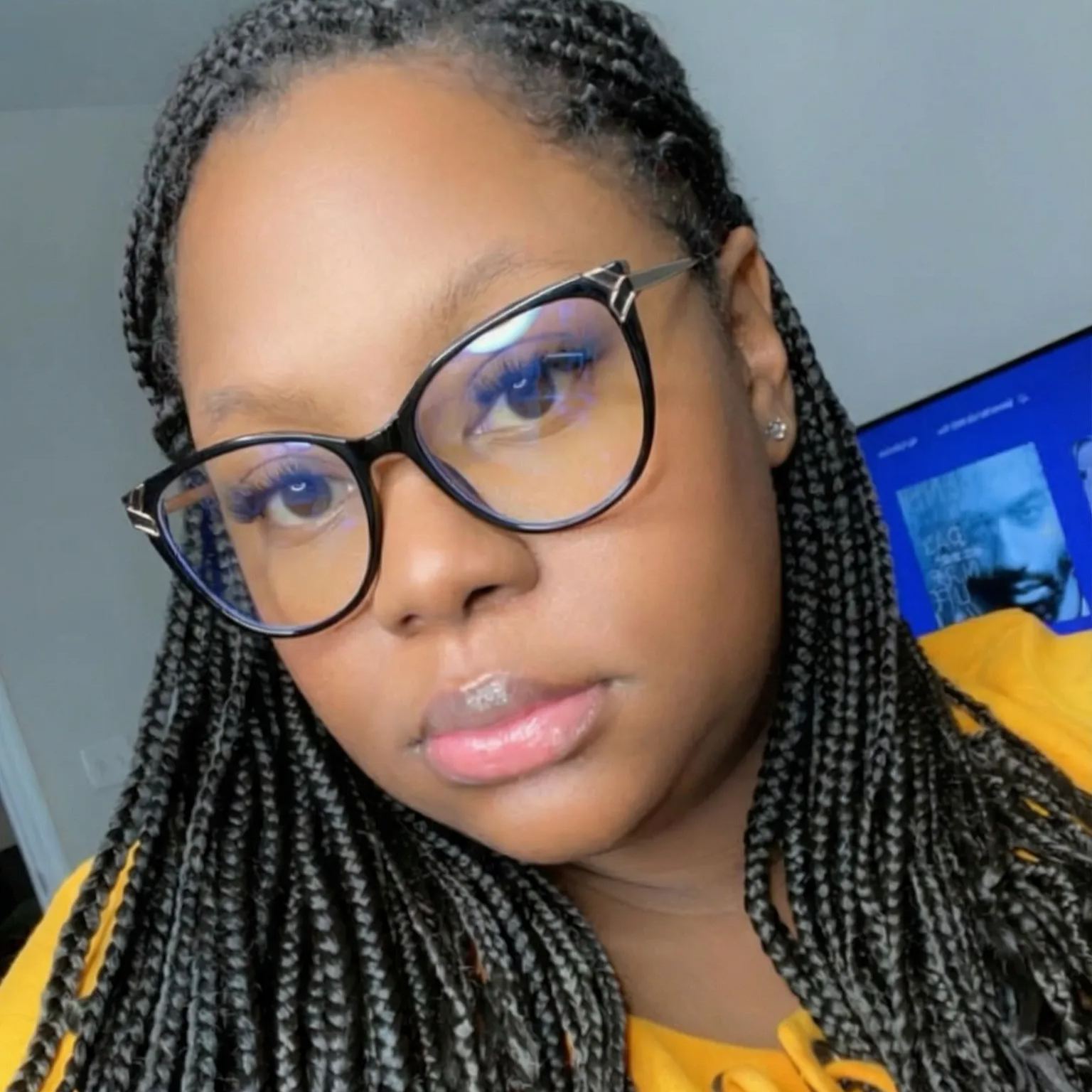 Cat-Eye Glasses #wr-87057