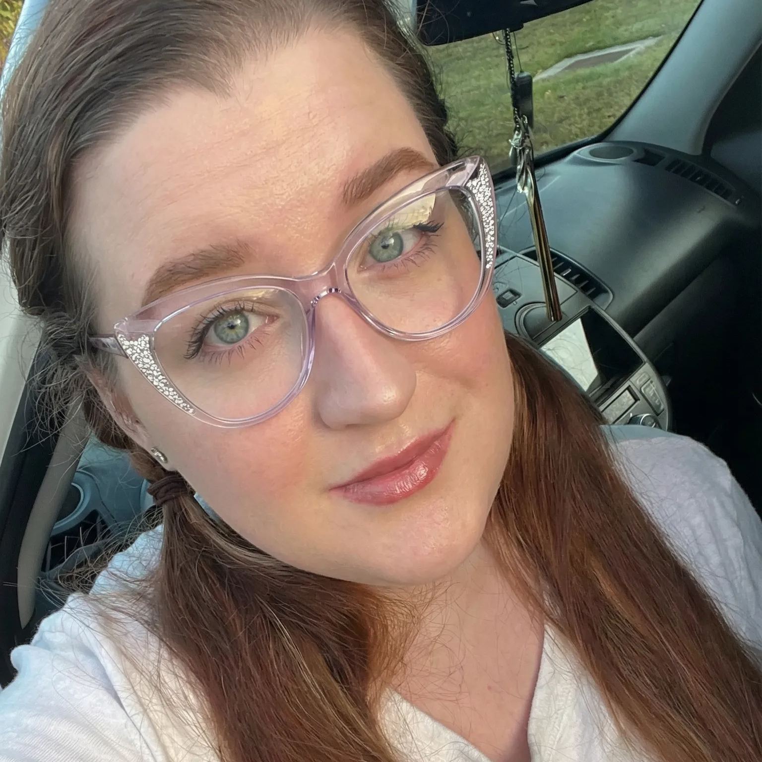 Cat-Eye Glasses #wr-87301