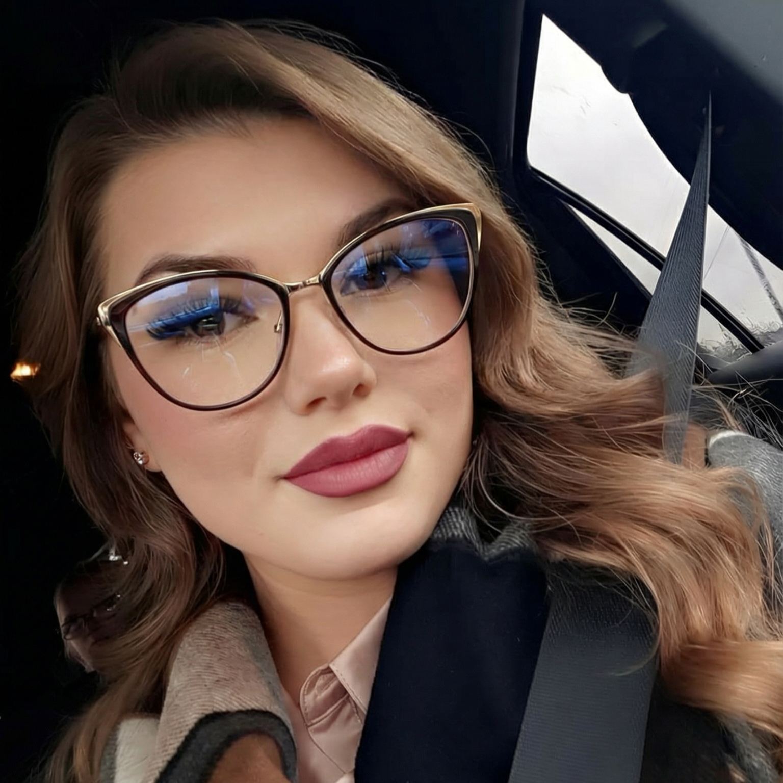 Cat-Eye Glasses #wr-87019