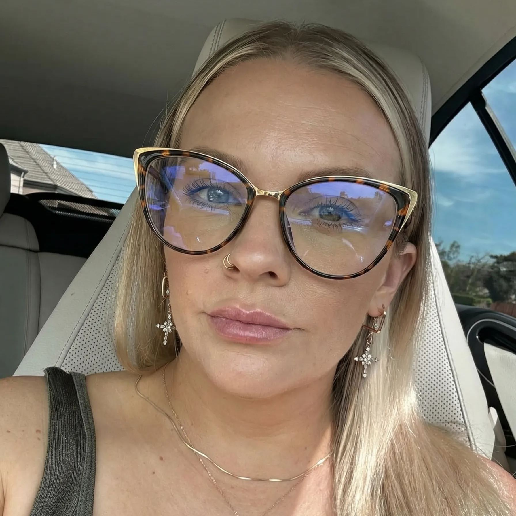 Cat-Eye Glasses #wr-87019