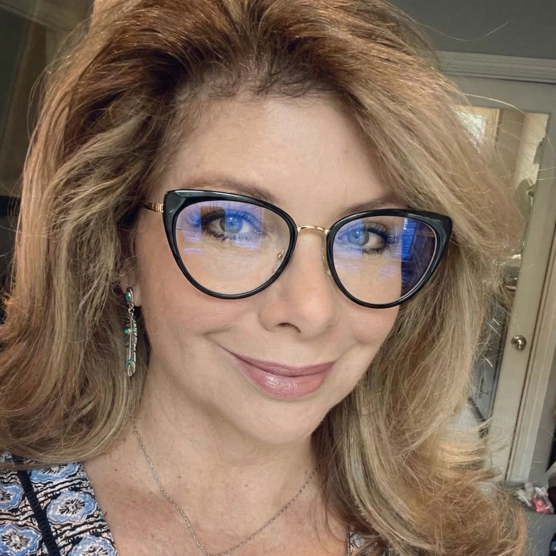 Cat-Eye Glasses #wr-87007