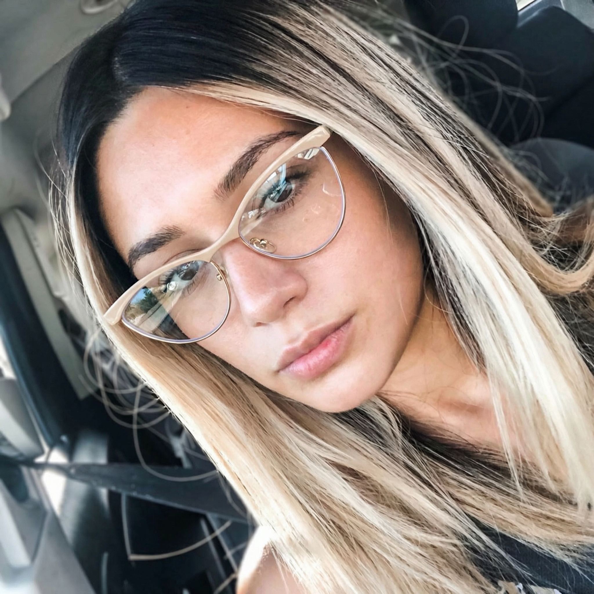 Cat-Eye Glasses #wr-87266