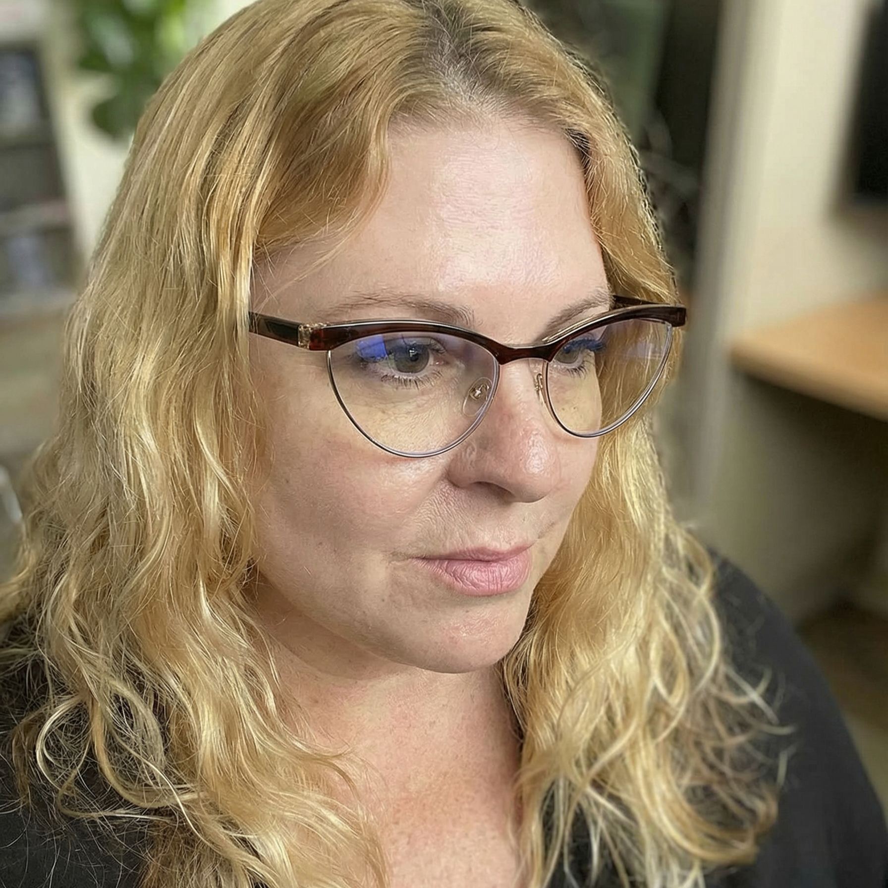 Cat-Eye Glasses #wr-87266