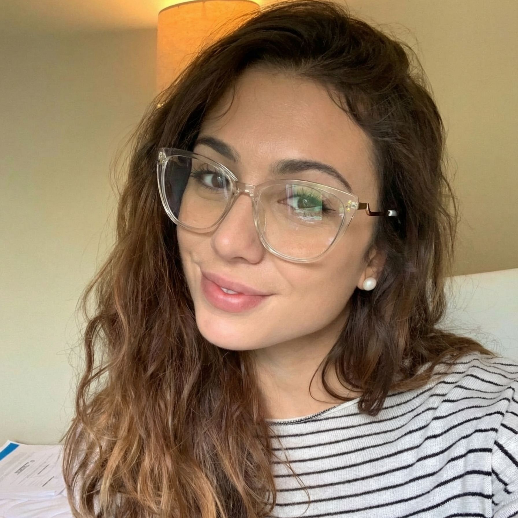 Cat-Eye Glasses #wr-87045