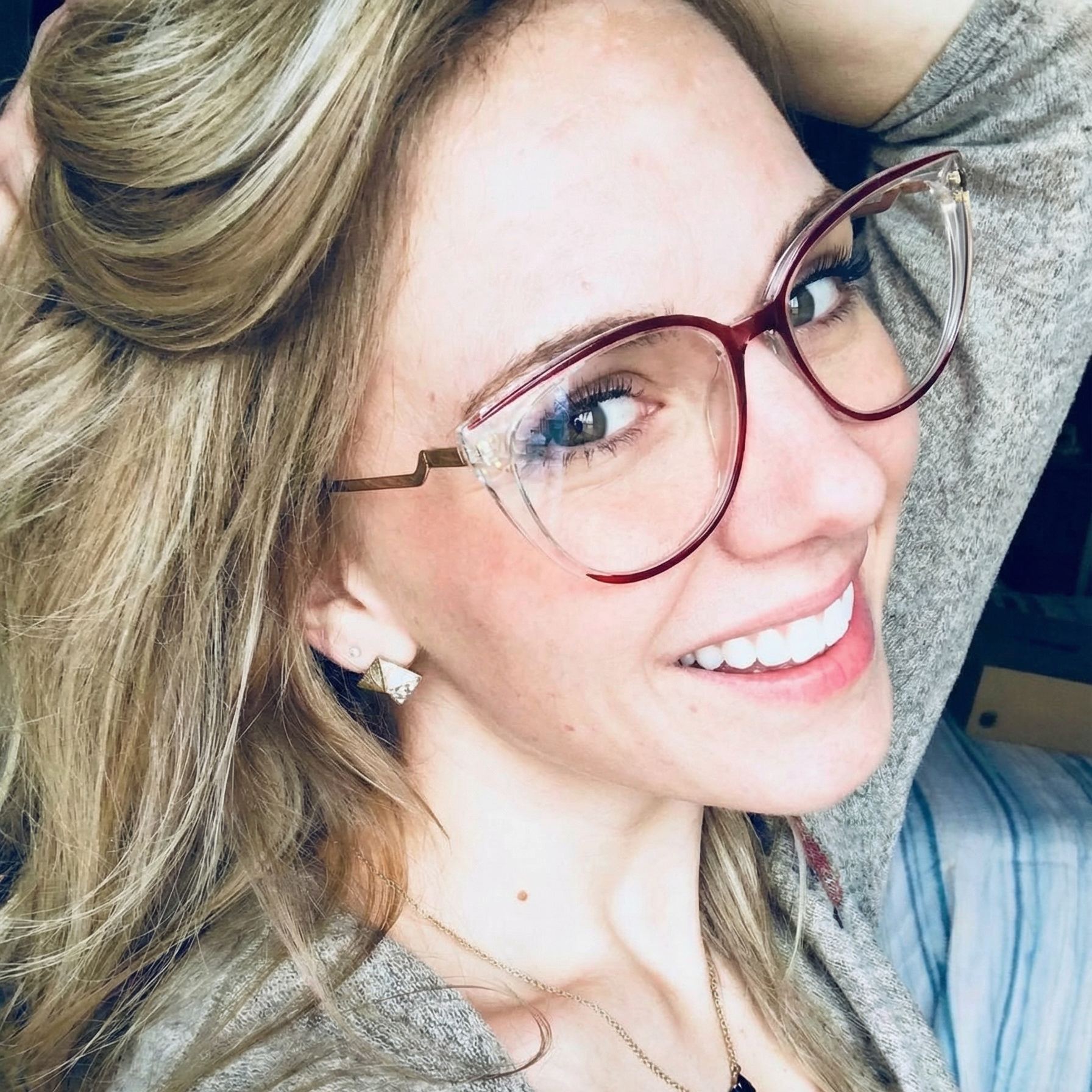 Cat-Eye Glasses #wr-87045