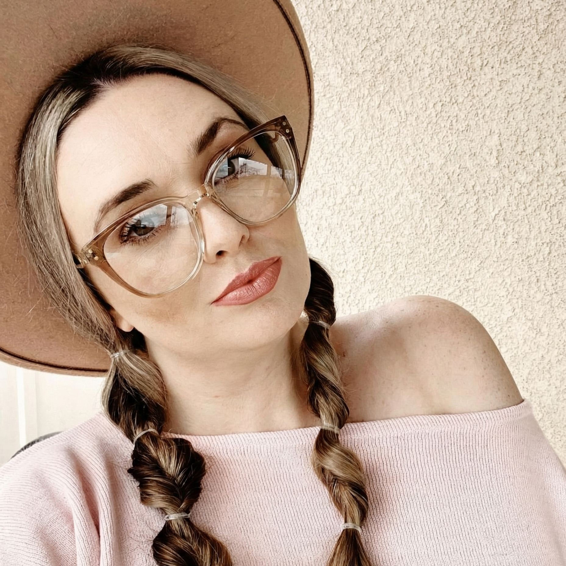 Cat-Eye Glasses #wr-87045